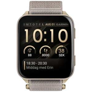 Garmin Venu X1 Goud (Grijze Nylon Band)