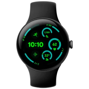 Google Pixel Watch 3 45mm Zwart (Zwarte Band)