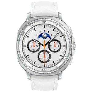 Samsung Galaxy Watch 8 Classic Zilver (Witte Band)