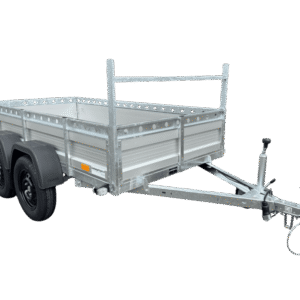 Aanhangwagen dubbelas 750kg VDM 257x132cm ongeremd ALU