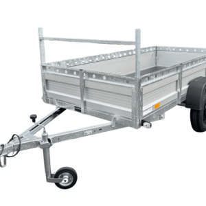 Aanhangwagen enkelas 750kg 257x132cm ongeremd ALU
