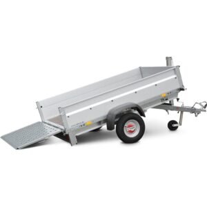 Aanhangwagen enkelas kantelbaar 251x128cm 750kg ongeremd