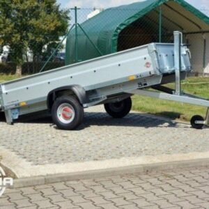 Aanhangwagen enkelas kantelbaar 301x128cm 750kg ongeremd