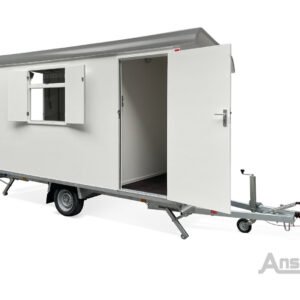 Bouwkeet schaftkeet aanhangwagen 1400kg geremd