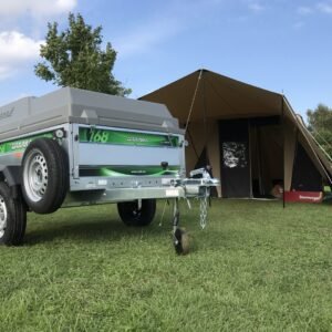 DaXara bagagewagen XA168 750kg 1300L inhoud geremd 160x120x70cm