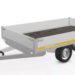 Eduard Plateauwagen 2700kg 311x180cm geremd rijplaten