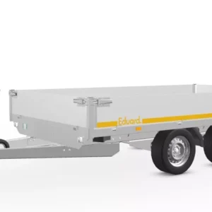Eduard Plateauwagen 2700kg 330x180cm geremd rijplaten