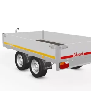 Eduard Plateauwagen 2000kg 256x150cm geremd