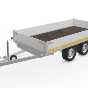 Eduard Plateauwagen 256x180cm 2000kg geremd
