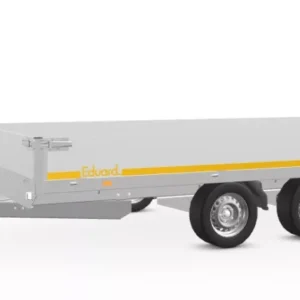 Eduard Plateauwagen 2700kg 406x200cm geremd rijplaten