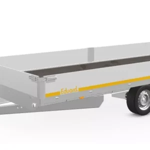 Eduard Plateauwagen 2700kg 506x200cm geremd rijplaten