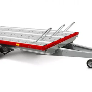 Motortrailer Stema 1300kg 251x183cm geremd Rood