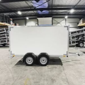 VDM Gesloten aanhangwagen 750kg 300x130cm dubbelas ongeremd