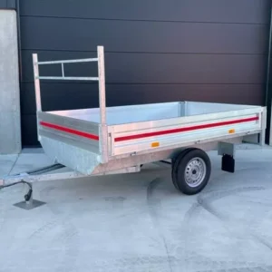 VDM Plateauwagen 300x150cm 750kg ongeremd enkelas