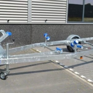 Vlemmix boottrailer 1350kg 631x210cm enkelas