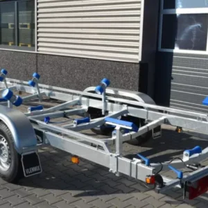 Vlemmix boottrailer 780x221cm 3500kg dubbelas