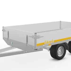 Eduard Plateauwagen 251x145cm 750kg ongeremd