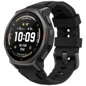 Amazfit T Rex 3 Pro 44mm Zwart (Zwarte Siliconenband)