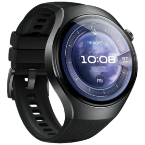 Huawei Watch 5 46mm Zwart (Zwarte Rubberen Band)