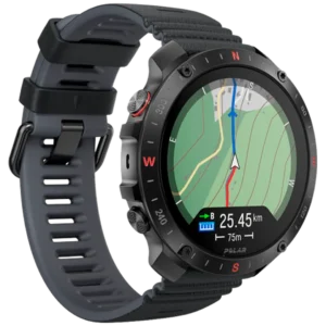 Polar Grit X2 Pro Zwart S-L (Zwarte Siliconenband)
