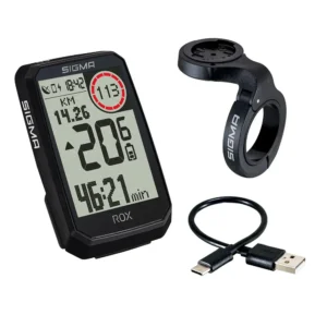 Sigma Sport ROX 4.0 Endurance GPS Fietscomputer Top Mount Zwart