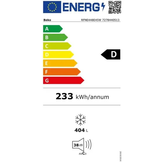 Beko RFNE448E45W Vriezer – Image 2