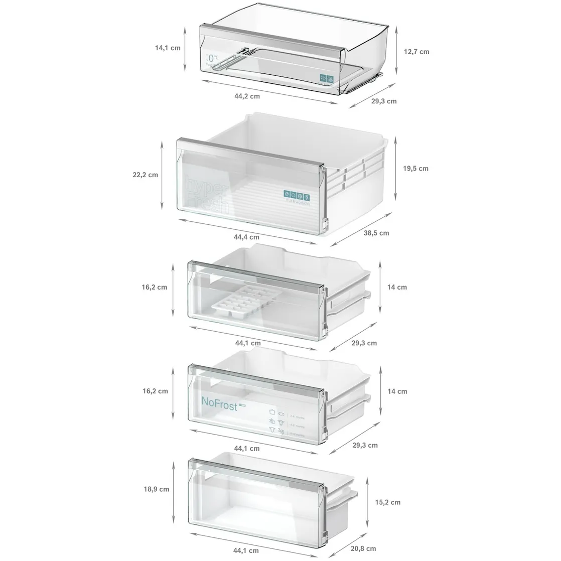 Koelkasten Siemens KI96NVFD0 – Image 2