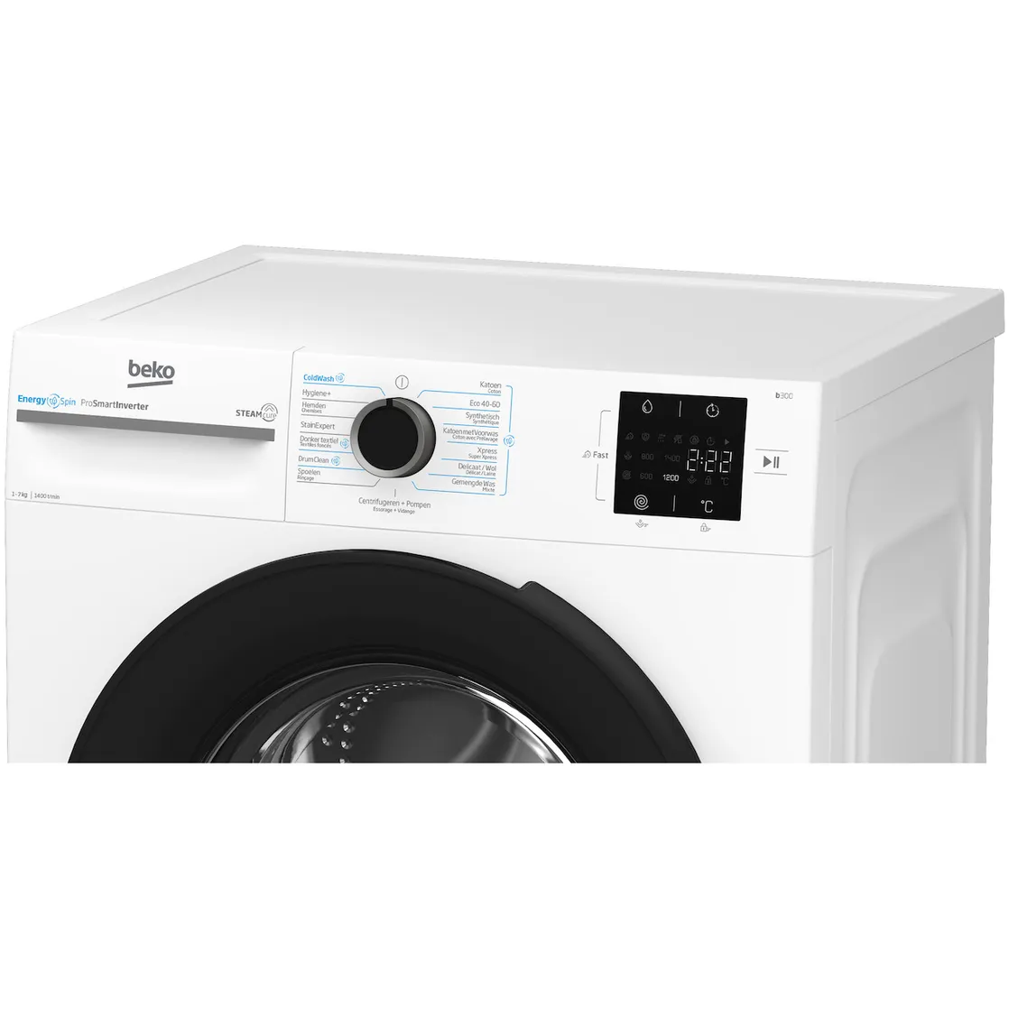 Wasmachines Beko BM3WFU3741W EnergySpin Wit – Image 5